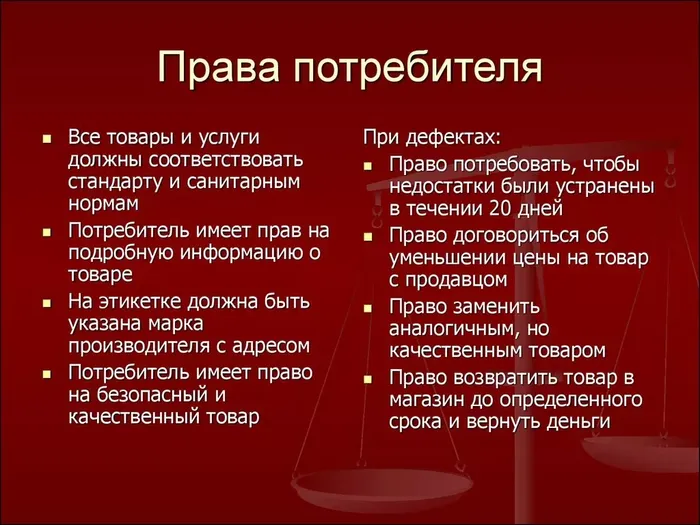 Права потребителя